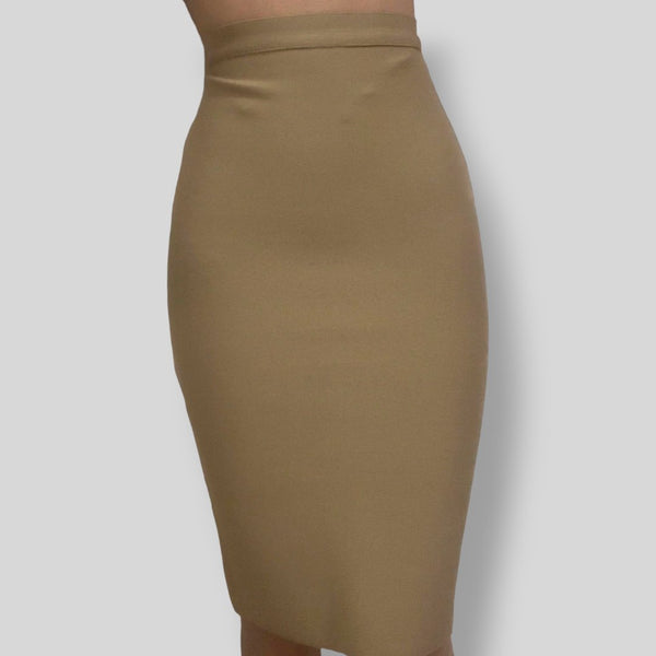 Load image into Gallery viewer, Bandage Skirt Khaki Beige - Plain - SEXY DRESS CO.
